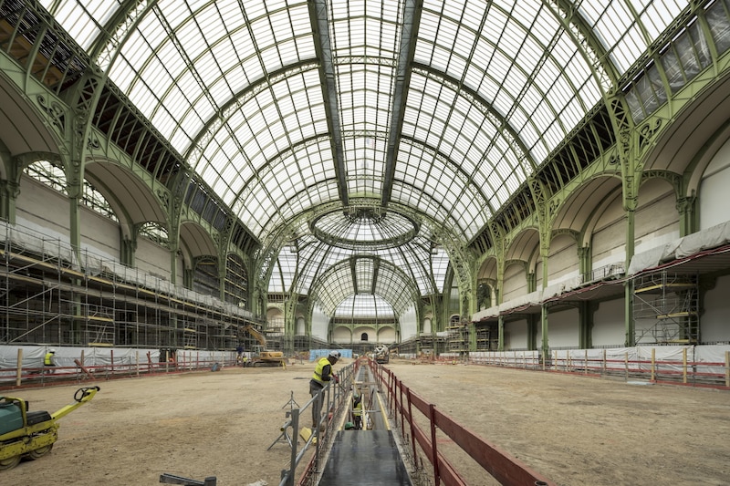 43. Nef du Grand Palais pendant les travaux © Patrick Tourneboeuf chez Tendance Floue pour GrandPalaisRmn, Paris 2022 300 dpi