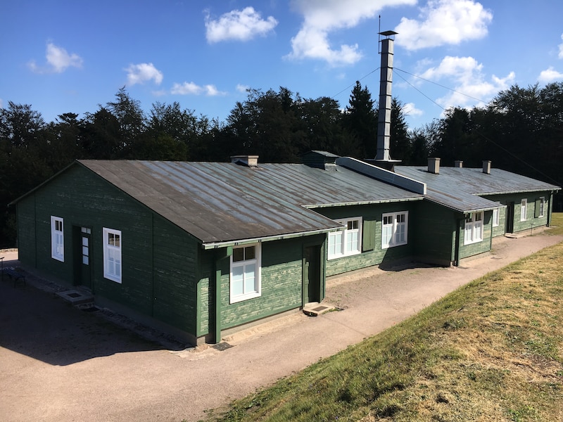 Travaux au camp de concentration du Struthof (Bas-Rhin)
