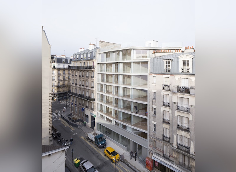 20 logements sociaux et commerce à Paris (XXe)
