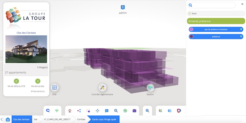 BIM-K, outil de gestion-exploitation-maintenance par La Tour-CKD