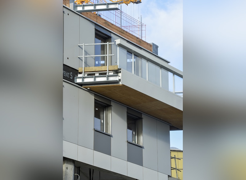 Chantier de la tour Hypérion à Bordeaux (Gironde)