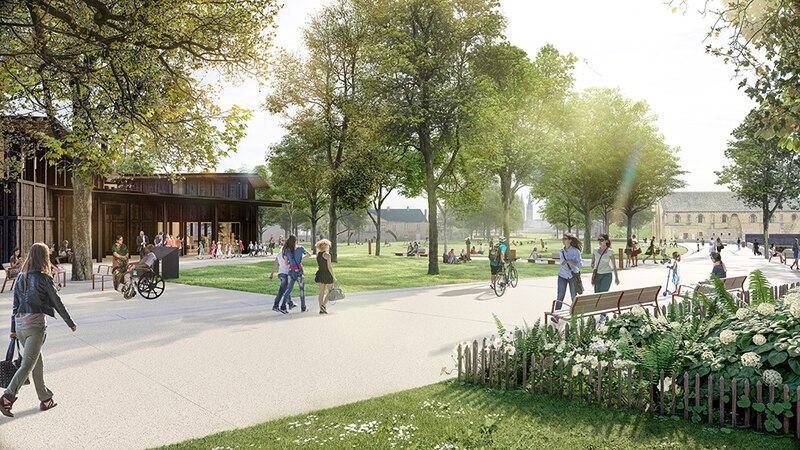 Coup d’envoi des travaux d’aménagement des espaces intérieurs du château de Caen