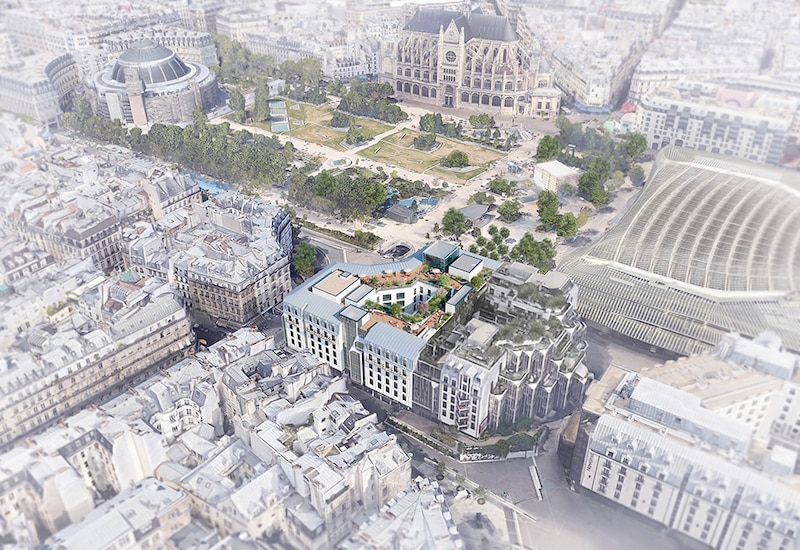 Projet pour la rénovation du siège du Cnes à Paris - Insertion