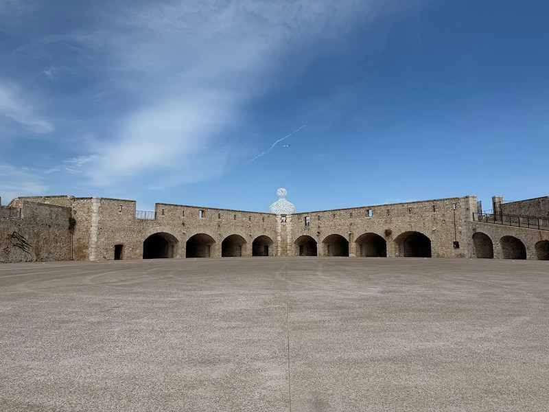 Aménagement du port Vauban à Antibes - Le bastion Jaume restauré
