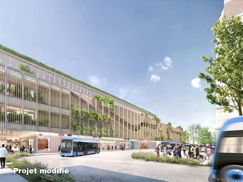 Le projet de rénovation de la gare du Nord à Paris modifié