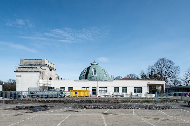 Chantier du Grand Nancy Thermal à Nancy (Meurthe-et-Moselle)