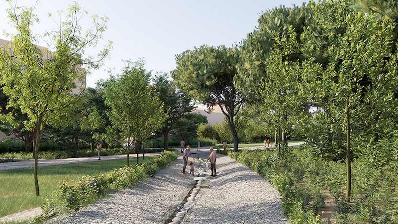 Projet pour l’extension de la promenade du Paillon à Nice (Alexandre Chemetoff/João Luís Carrilho da Graça)
