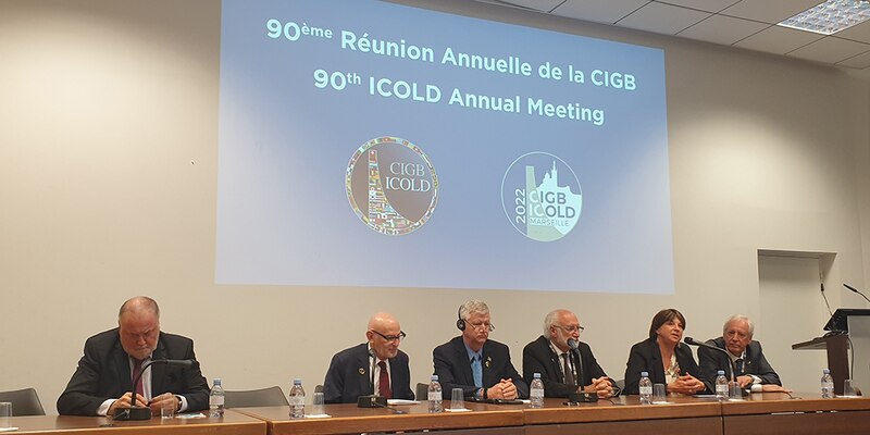 La Commission internationale des grands barrages (CIGB) réunie en congrès à Marseille, du 27 mai au 3 juin 2022
