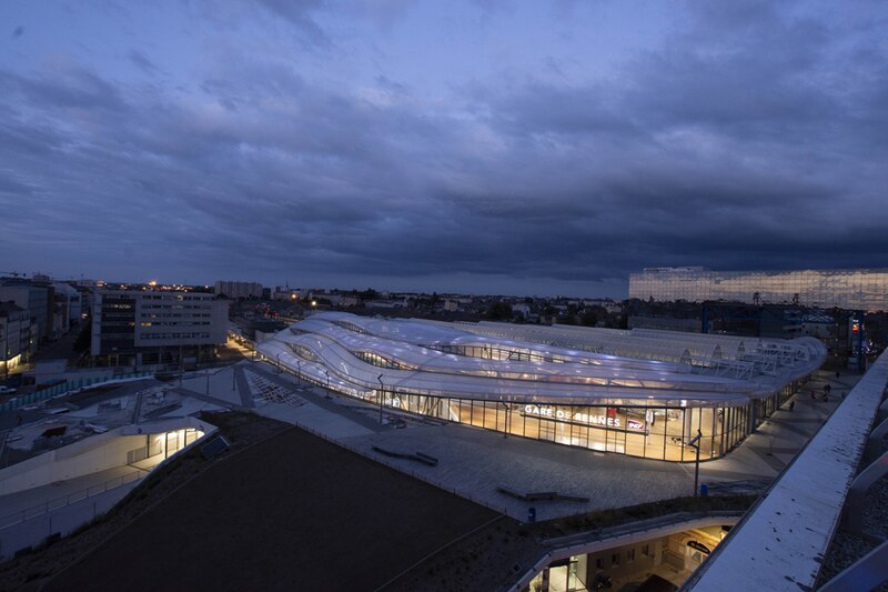 Nouvelle gare de Rennes: un nouveau paysage