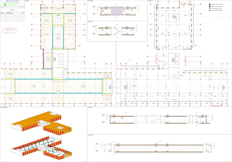 Bureaux Terra à Montpellier - Plan