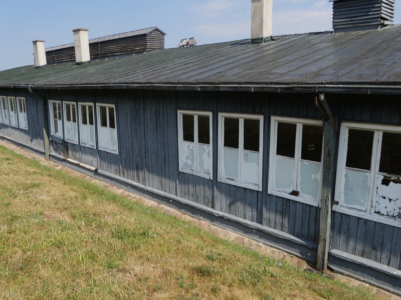 Travaux au camp de concentration du Struthof (Bas-Rhin)
