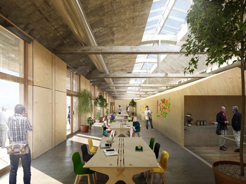 Le Saint-So Bazaar de Lille: béton et bois
