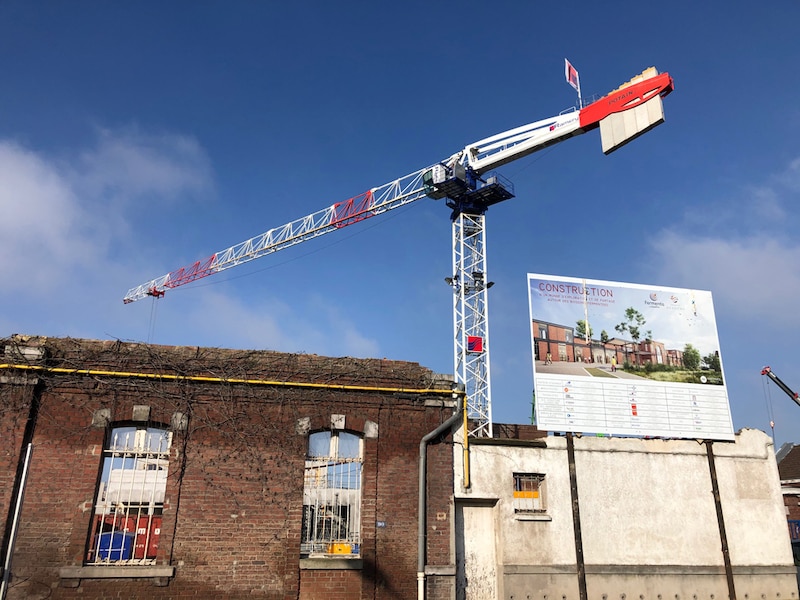 Chantier du campus Fermentis à Marquette-lez-Lille (Nord)