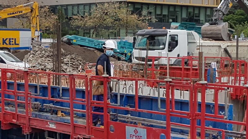 A Nice (Alpes-Maritimes), le chantier du Campus Sud des Métiers reprend