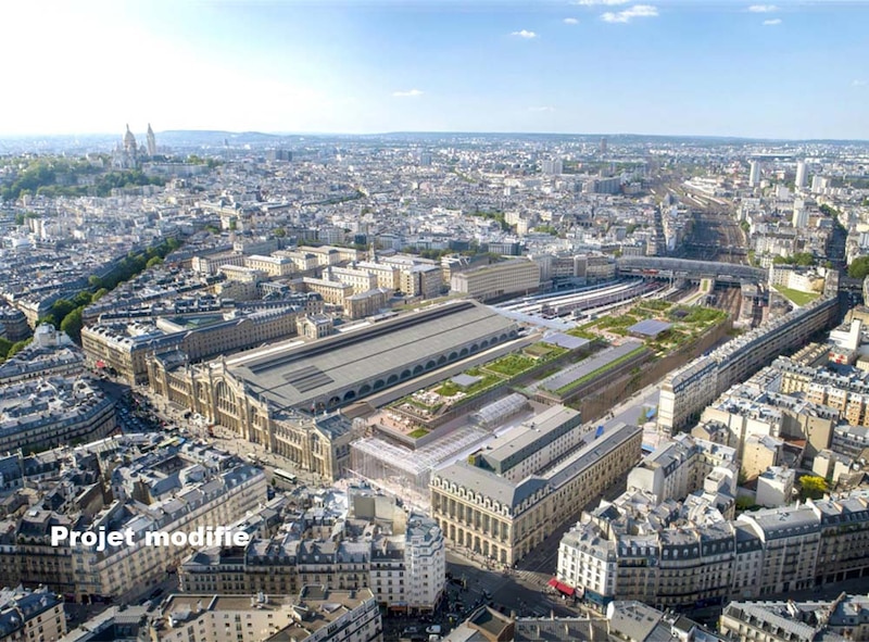 Le projet de rénovation de la gare du Nord à Paris modifié