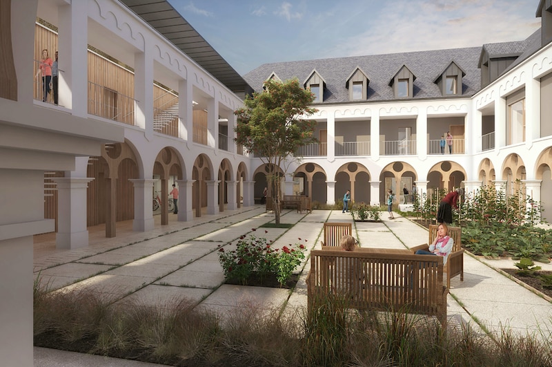 Les sept projets lauréats de « Réinventer Le Havre »: le cloître des Gobelins.