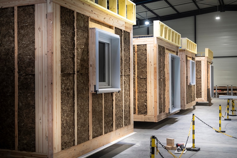 Blocs de bâtiment complets en préfabrication industrielle de Technologies et Habitats